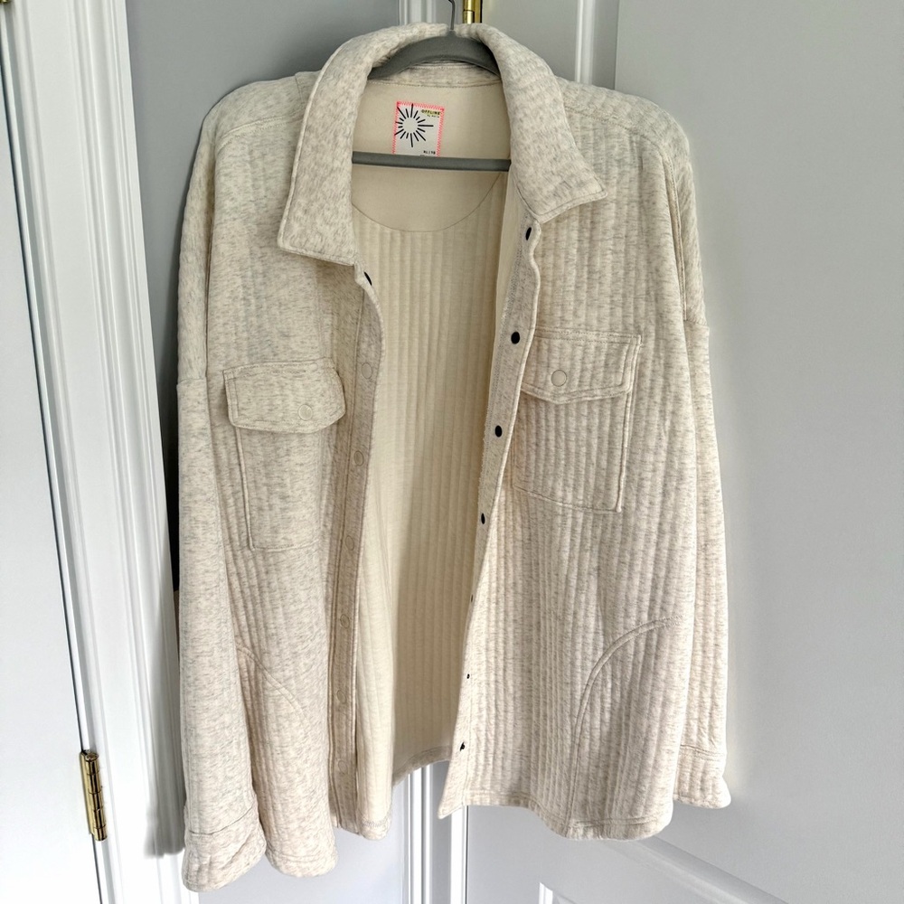 Offline by Aerie Beige Shacket